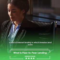 A woman using her laptop to find out what is Peer-to-Peer lending